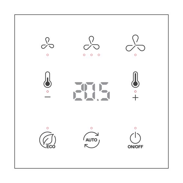 RMT-8FCW-01M Room Control Panel