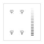 TCH-224W-001 DALI-2 Lighting Control Panel