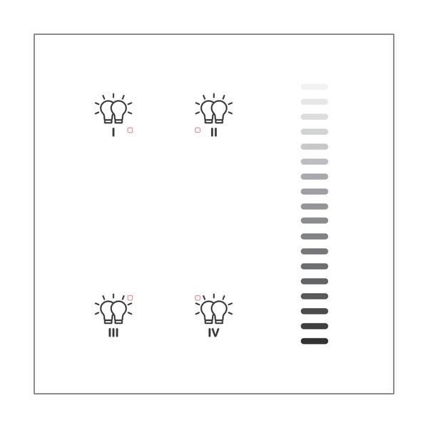 TCH-224W-001 DALI-2 Lighting Control Panel