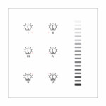 TCH-334W-001 DALI-2 Lighting Control Panel