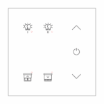 TCH-223W-081 DALI-2 Lighting Control Panel